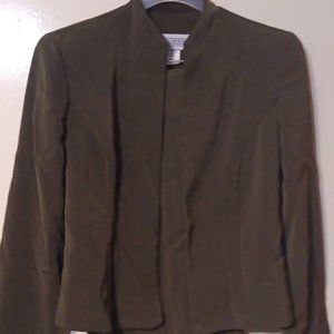Jessica Howard Women's Suit Olive (Jacket & Slacks) Size 8